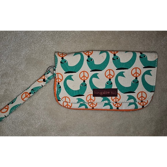 bungalow 360 Handbags - 24 Bungalow canvas wristlet, nwot